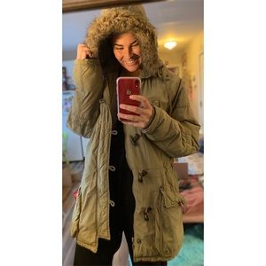 Cargo Military Style Winter Coat